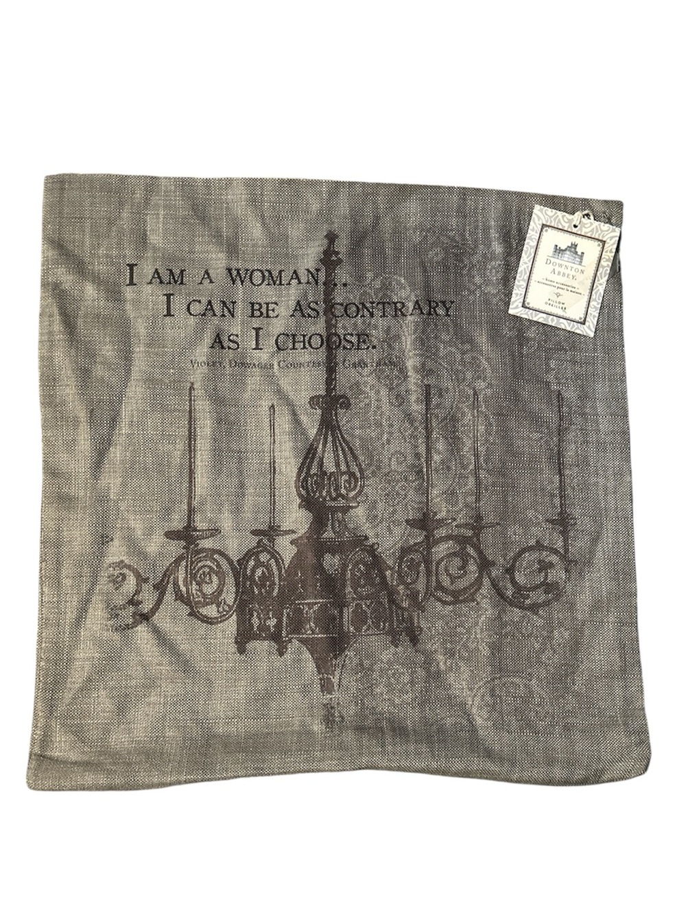 NWT Downton Abbey 18”x18” Pillow Case